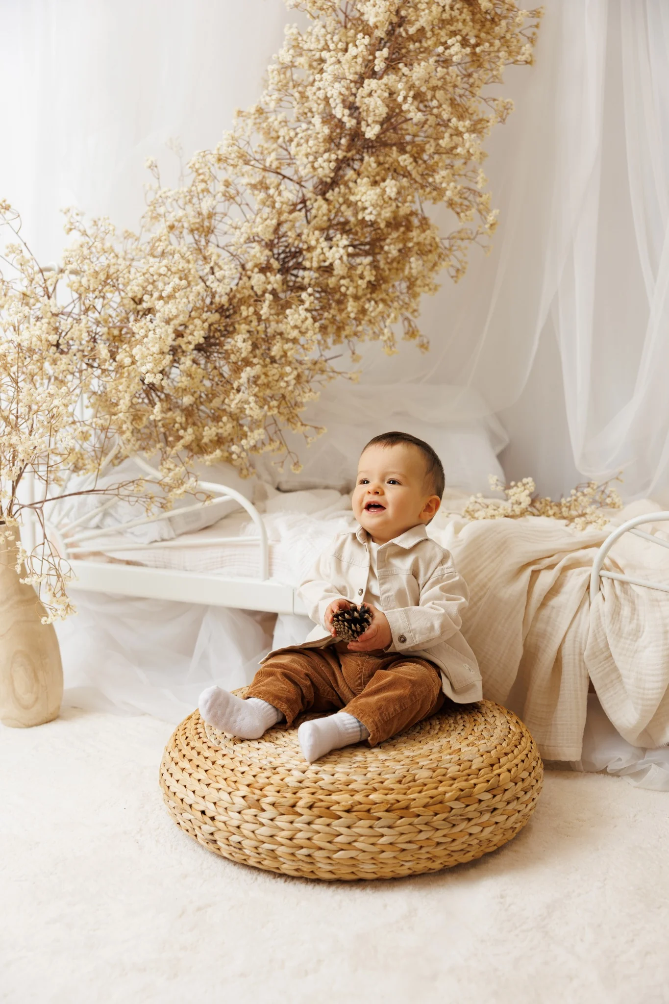 Cake smash фотосесия – първи рожден ден в студио