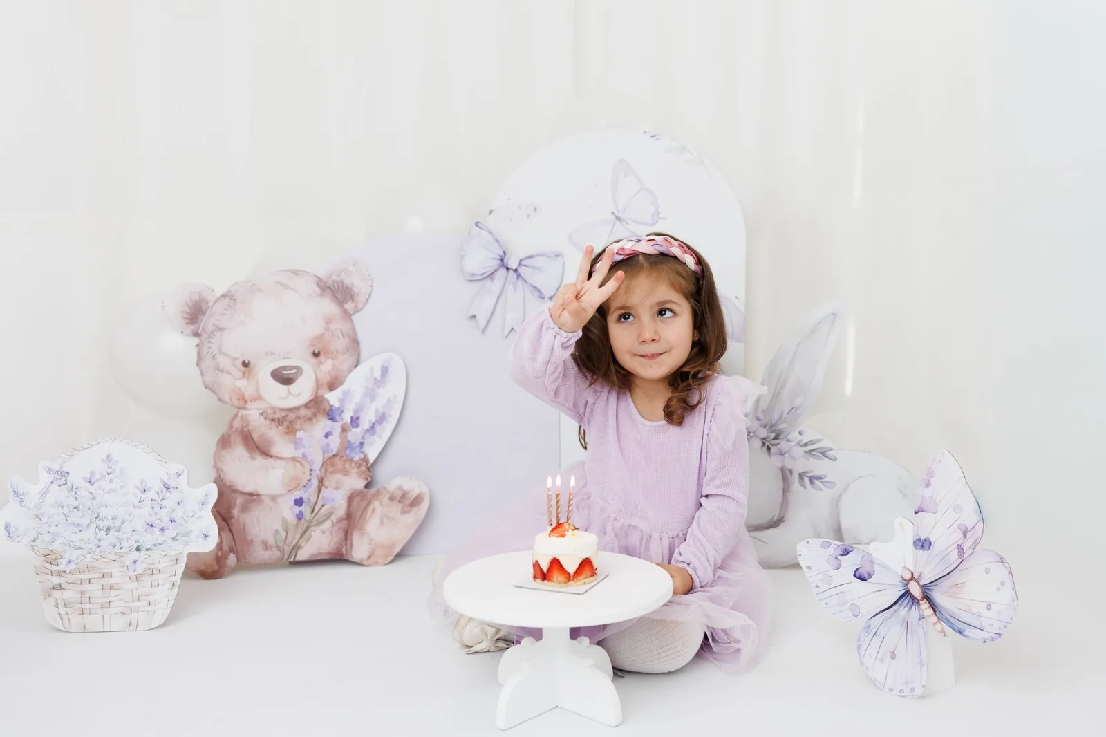 Рожден ден – момиче с торта (фееричен сет)