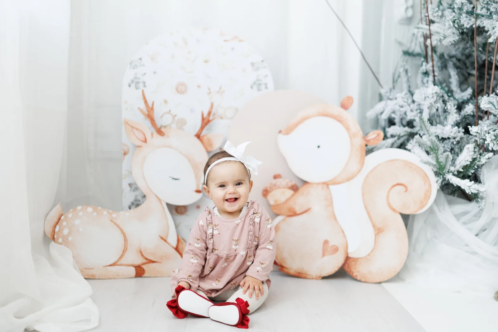 Смаш кейк – усмихнато бебе момиче (горски сет)